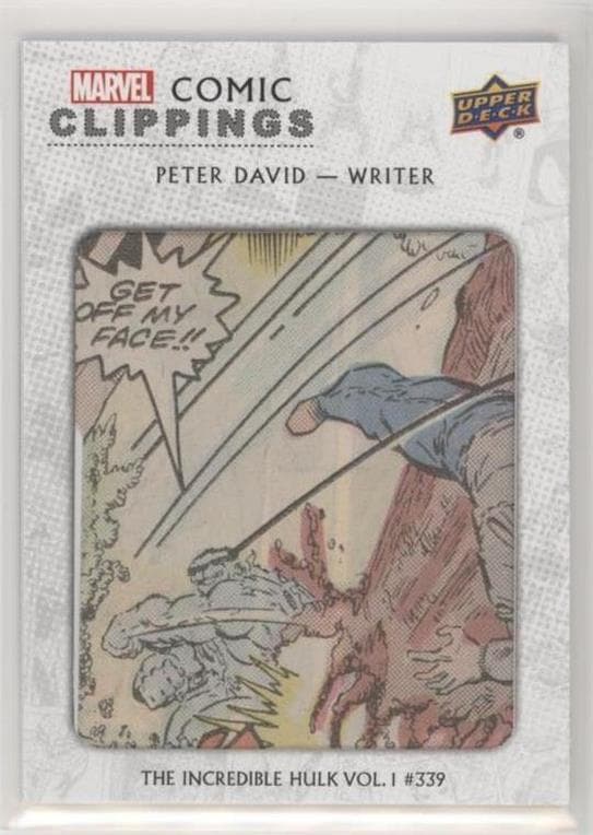 Peter David The Incredible Hulk Vol.1 #339 #CC-PD — Marvel 80th Anniversary