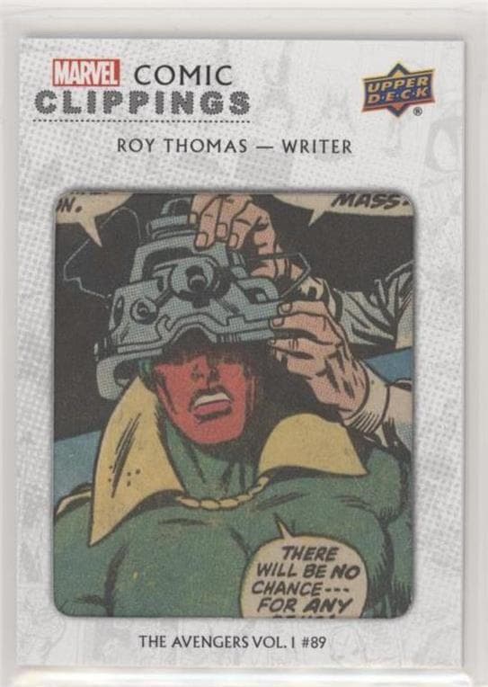 Roy Thomas The Avengers Vol.1 #89 #CC-RT — Marvel 80th Anniversary