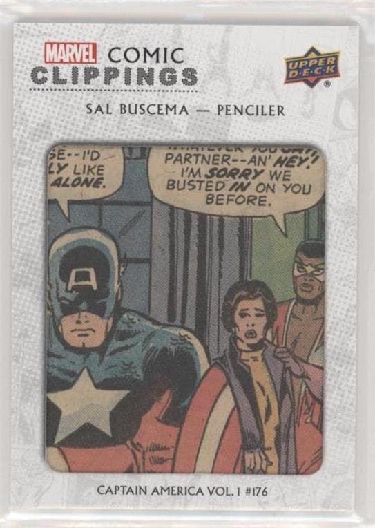 Sal Buscema Captain Ameriica Vol.1 #176 #CC-SB — Marvel 80th Anniversary