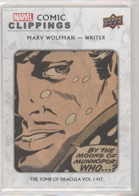 Marv Wolfman The Tomb of Dracula Vol.1 #13 #CC-WM — Marvel 80th Anniversary