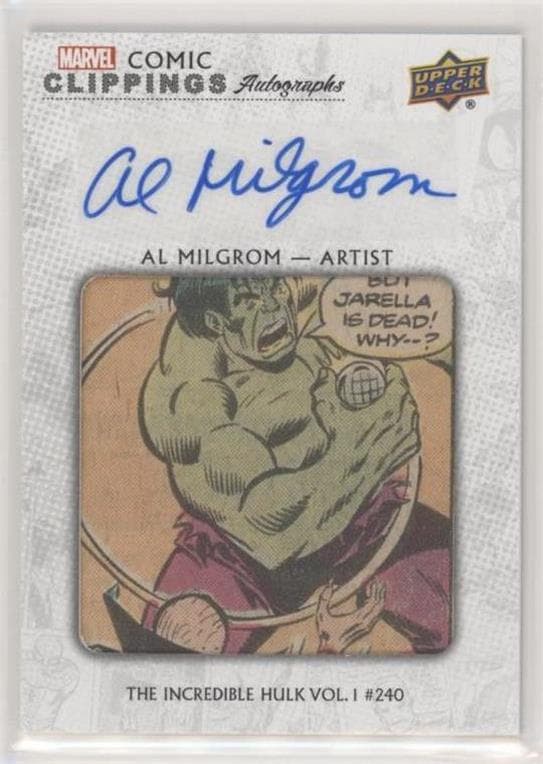 Al Milgrom The Incredible Hulk #240 #CCA-AM6 — Marvel 80th Anniversary