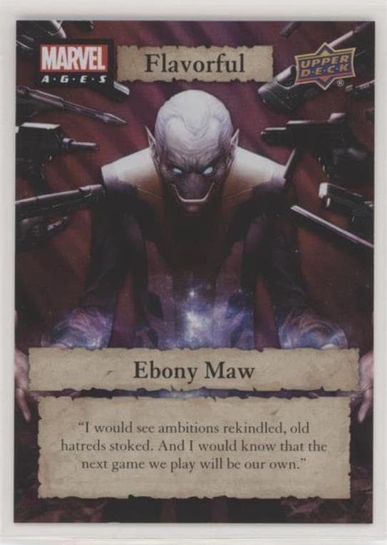 Ebony Maw #F-21 — Marvel Ages