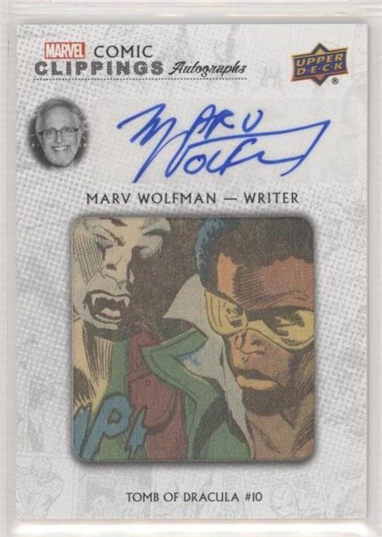 Marv Wolfman - Writer, Tomb of Dracula #10 #MW-TD10 — Marvel Ages