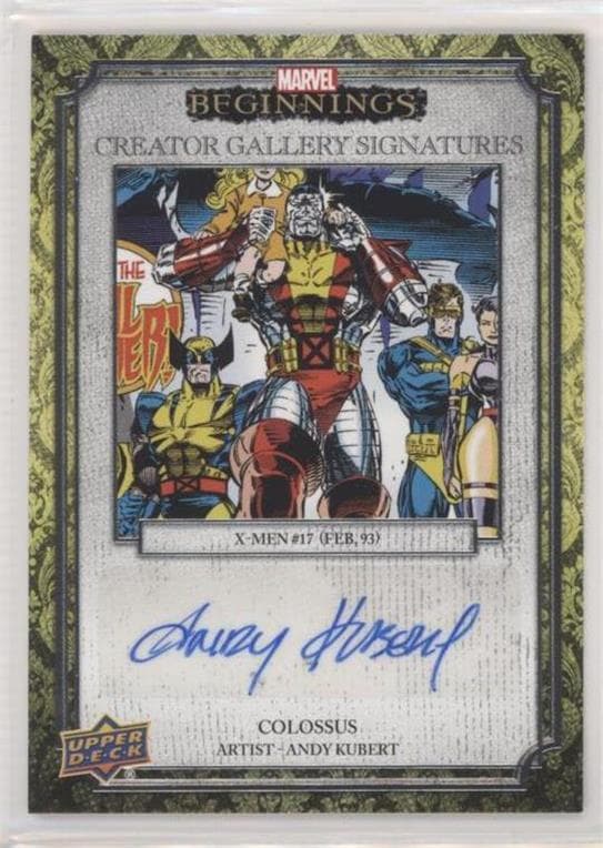 Andy Kubert - Colossus/X-Men #17 (1992) #CG-AK — Marvel Beginnings Vol. 2 Series 1