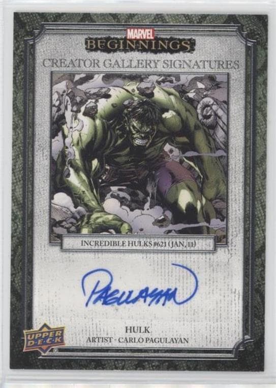 Carlo Pagulayan - Hulk/Incredible Hulks #621 #CG-CP — Marvel Beginnings Vol. 2 Series 1