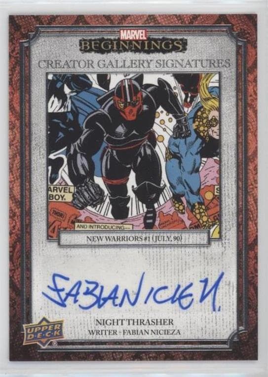 Fabian Nicieza - Night Thrasher/New Warriors #1 (1990) #CG-FN — Marvel Beginnings Vol. 2 Series 1