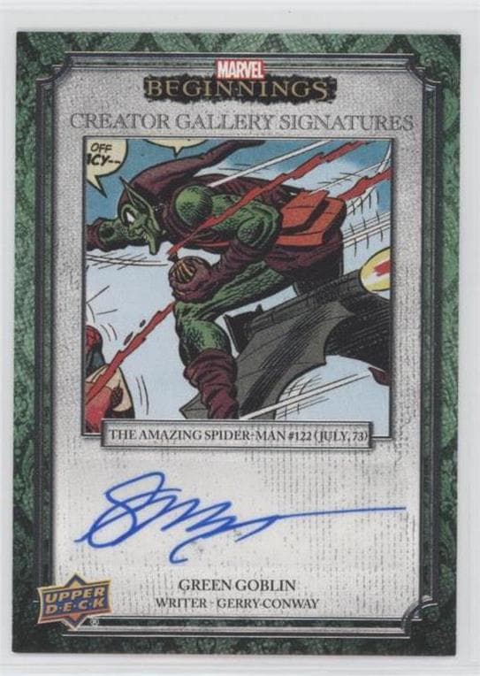 Gerry Conway - Green Goblin/Amazing Spider-Man #122 #CG-GC — Marvel Beginnings Vol. 2 Series 1