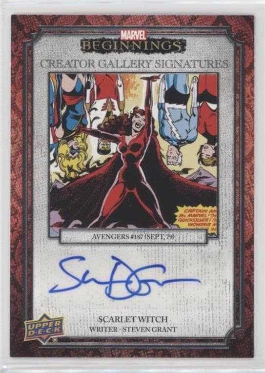 Steven Grant - Scarlet Witch/Avengers #187 #CG-SG — Marvel Beginnings Vol. 2 Series 1
