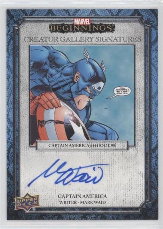 Mark Waid - Captain America/Captain America #444 #CG-WA — Marvel Beginnings Vol. 2 Series 1