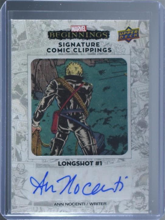 Ann Nocenti - Longshot #1 #SCC-AN — Marvel Beginnings Vol. 2 Series 1