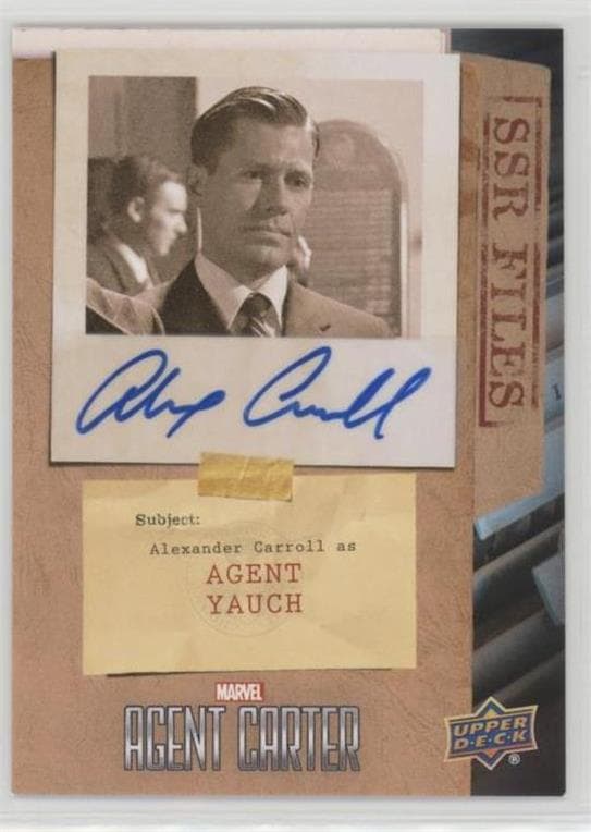 Alexander Carroll #SSRV-AC — Marvel's Agent Carter