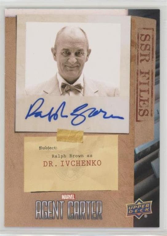 Ralph Brown #SSRV-RB — Marvel's Agent Carter