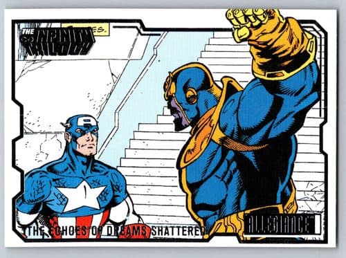 Infinity Gauntlet (1991) #4 - Captain America #CH-19 — Marvel's Allegiance: The Infinity Trilogy