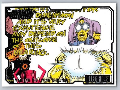Infinty War (1992) #4 - Living Tribunal #CH-50 — Marvel's Allegiance: The Infinity Trilogy