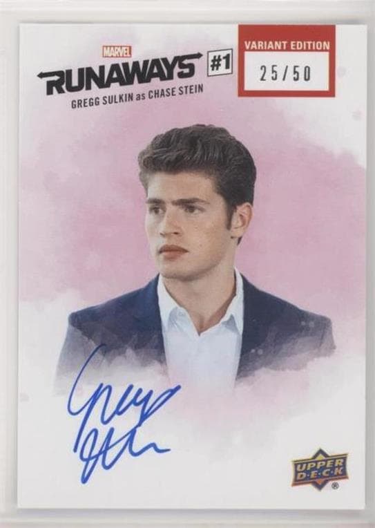 Gregg Sulkin #R#1-GS — Marvel's Runaways