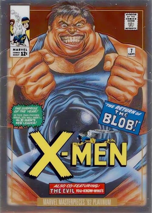 Blob #1-V — 2024 Skybox Marvel Masterpieces '92 Platinum