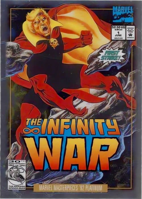 Adam Warlock #10-V — 2024 Skybox Marvel Masterpieces '92 Platinum