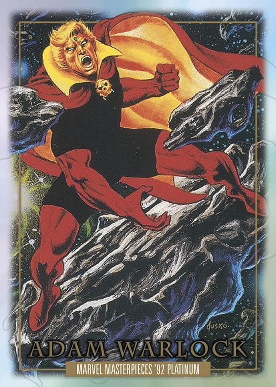 Adam Warlock #10 — 2024 Skybox Marvel Masterpieces '92 Platinum