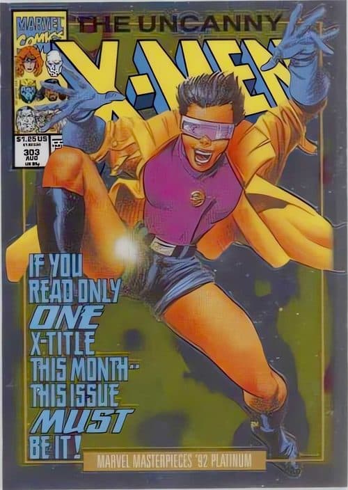 Jubilee #100-V — 2024 Skybox Marvel Masterpieces '92 Platinum