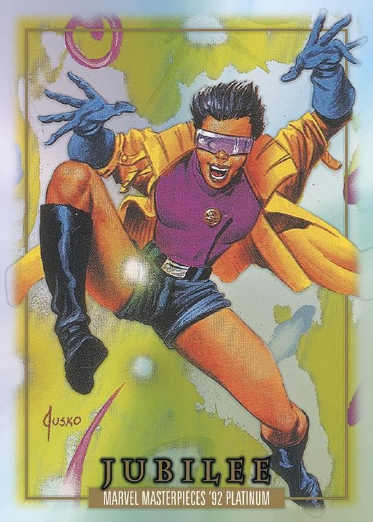 Jubilee #100 — 2024 Skybox Marvel Masterpieces '92 Platinum