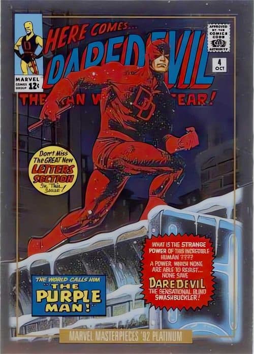 Daredevil #12-V — 2024 Skybox Marvel Masterpieces '92 Platinum