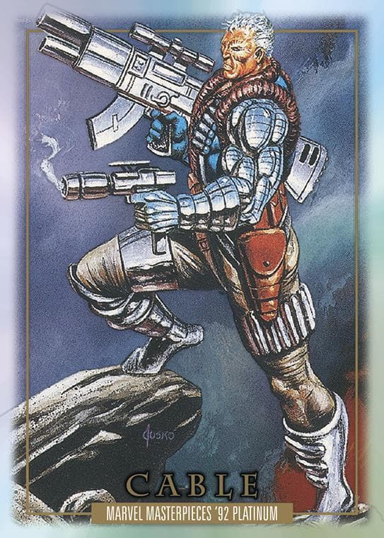 Cable #18 — 2024 Skybox Marvel Masterpieces '92 Platinum