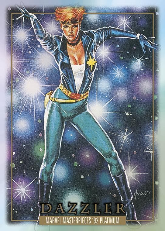 Dazzler #20 — 2024 Skybox Marvel Masterpieces '92 Platinum