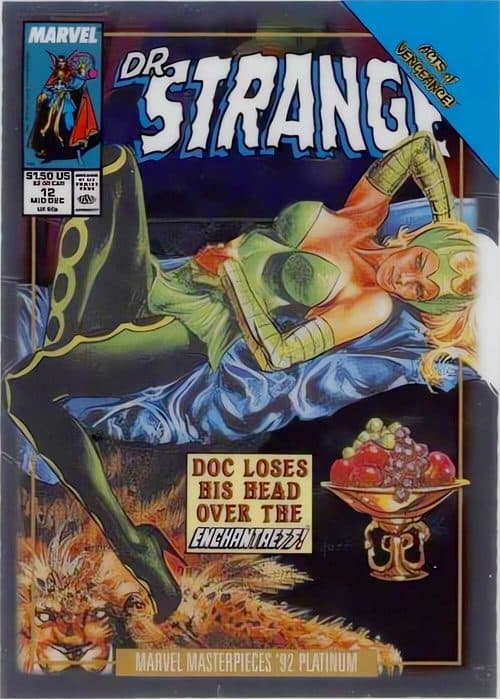 Enchantress #21-V — 2024 Skybox Marvel Masterpieces '92 Platinum