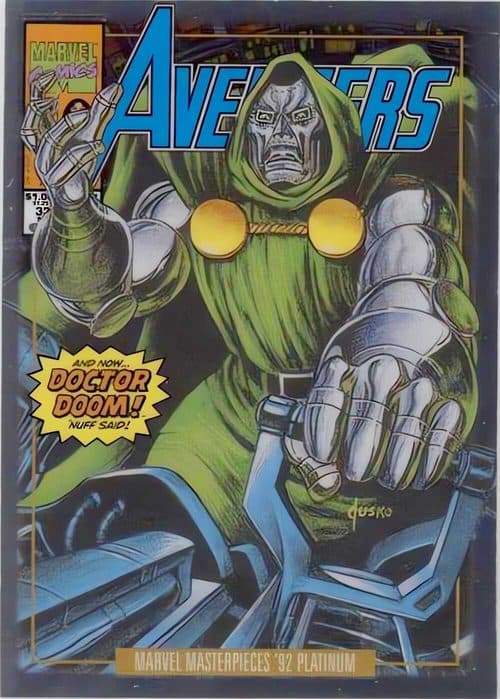 Doctor Doom #26-V — 2024 Skybox Marvel Masterpieces '92 Platinum