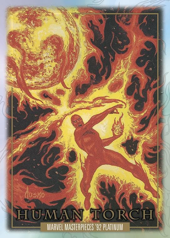 Human Torch #31 — 2024 Skybox Marvel Masterpieces '92 Platinum