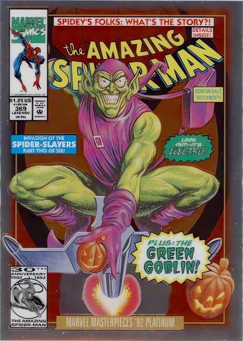 Green Goblin #36-V — 2024 Skybox Marvel Masterpieces '92 Platinum
