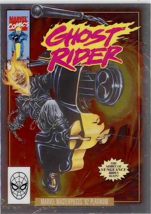 Ghost Rider #37-V — 2024 Skybox Marvel Masterpieces '92 Platinum