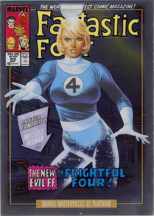 Invisible Woman #39-V — 2024 Skybox Marvel Masterpieces '92 Platinum