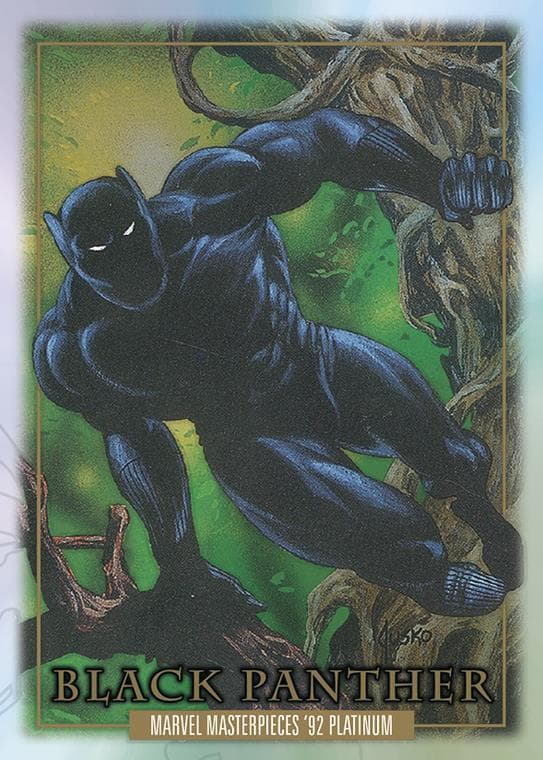 Black Panther #4 — 2024 Skybox Marvel Masterpieces '92 Platinum