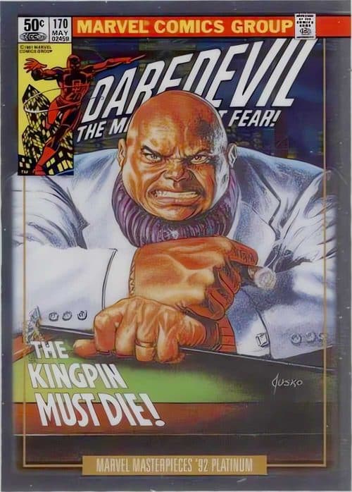 Kingpin #43-V — 2024 Skybox Marvel Masterpieces '92 Platinum