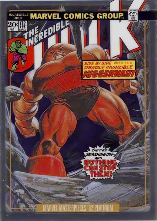 Juggernaut #45-V — 2024 Skybox Marvel Masterpieces '92 Platinum