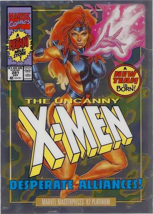 Jean Grey #46-V — 2024 Skybox Marvel Masterpieces '92 Platinum