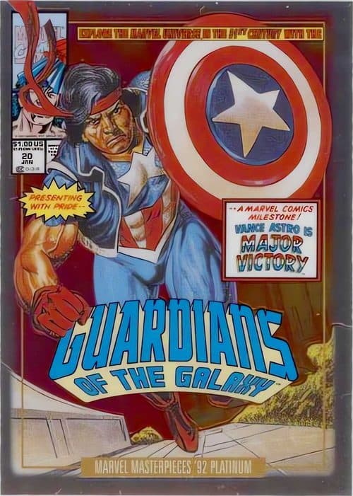 Major Victory #48-V — 2024 Skybox Marvel Masterpieces '92 Platinum