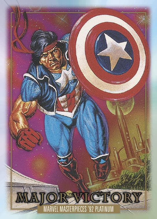 Major Victory #48 — 2024 Skybox Marvel Masterpieces '92 Platinum