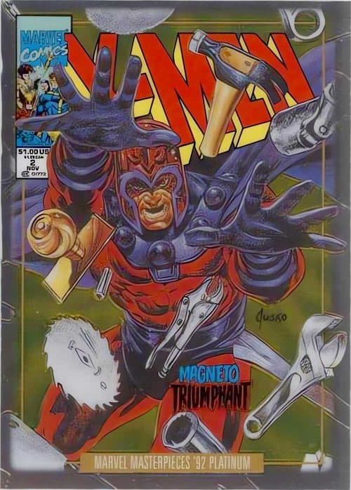 Magneto #49-V — 2024 Skybox Marvel Masterpieces '92 Platinum