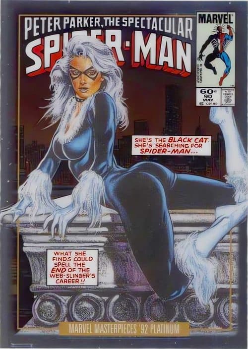 Black Cat #5-V — 2024 Skybox Marvel Masterpieces '92 Platinum