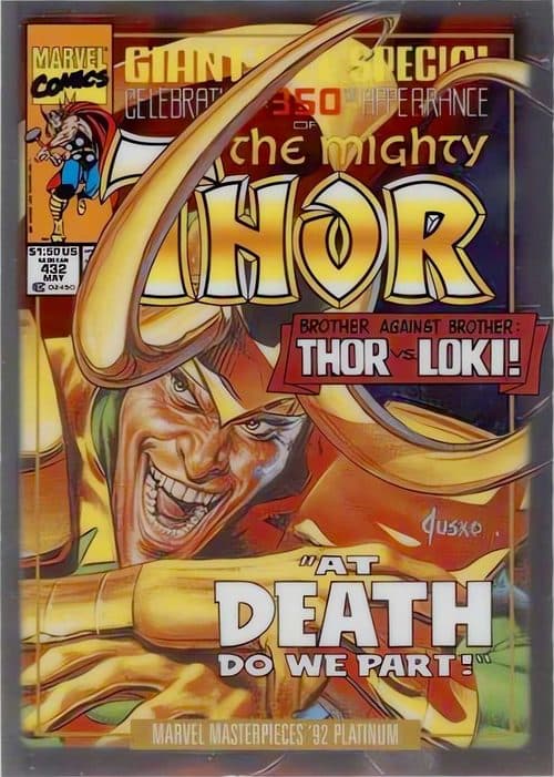 Loki #50-V — 2024 Skybox Marvel Masterpieces '92 Platinum