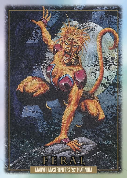 Feral #55 — 2024 Skybox Marvel Masterpieces '92 Platinum