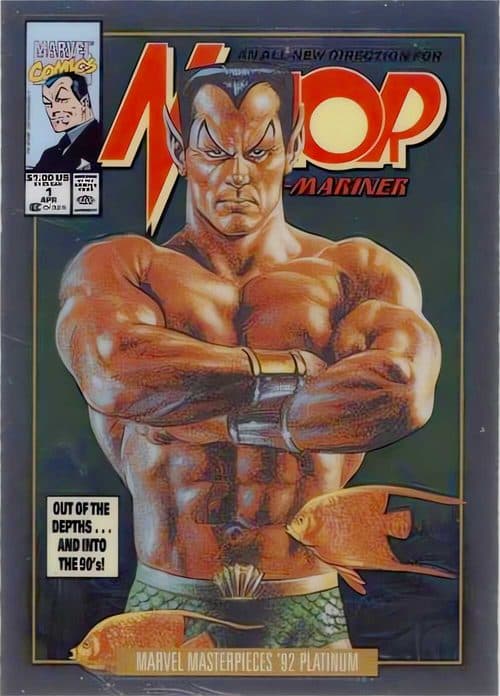 Namor #57-V — 2024 Skybox Marvel Masterpieces '92 Platinum