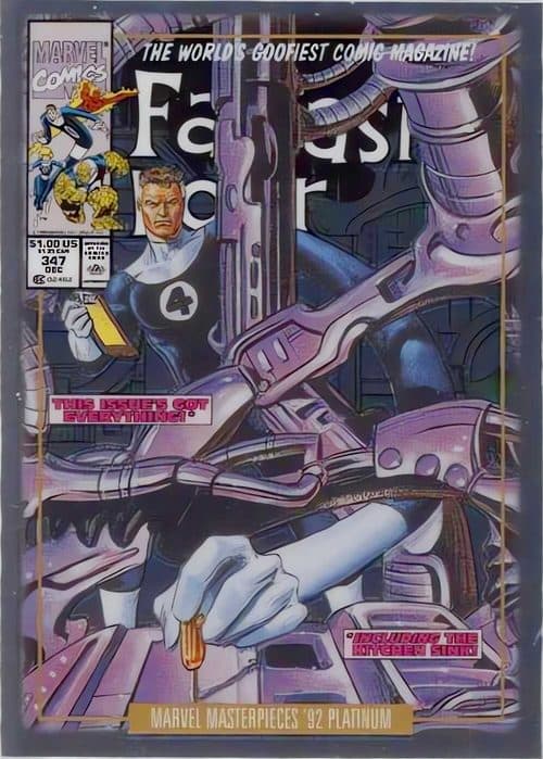 Mr. Fantastic #59-V — 2024 Skybox Marvel Masterpieces '92 Platinum