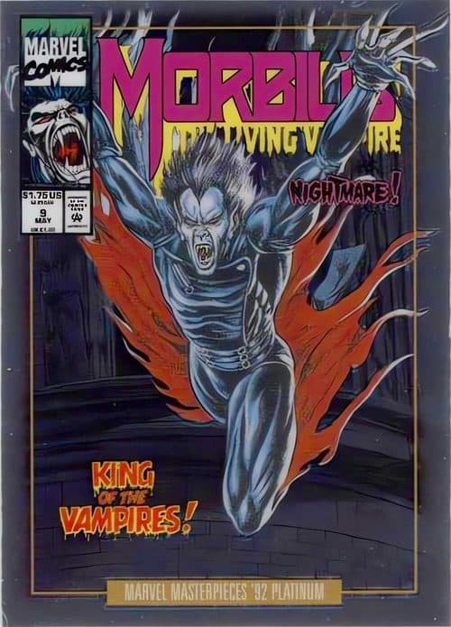 Morbius #60-V — 2024 Skybox Marvel Masterpieces '92 Platinum