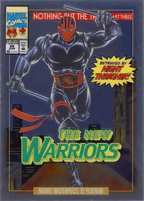 Night Thrasher #63-V — 2024 Skybox Marvel Masterpieces '92 Platinum