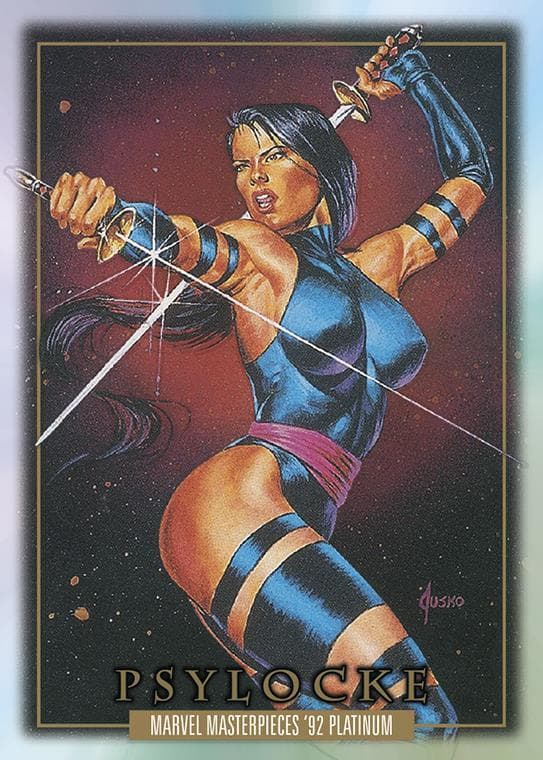 Psylocke #65 — 2024 Skybox Marvel Masterpieces '92 Platinum