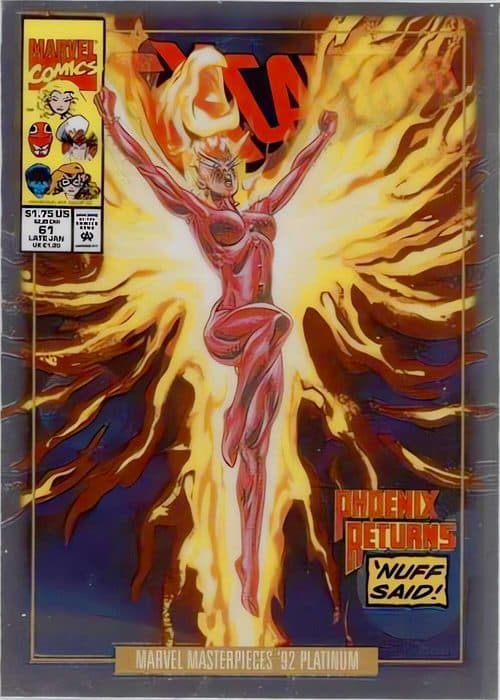Phoenix #67-V — 2024 Skybox Marvel Masterpieces '92 Platinum