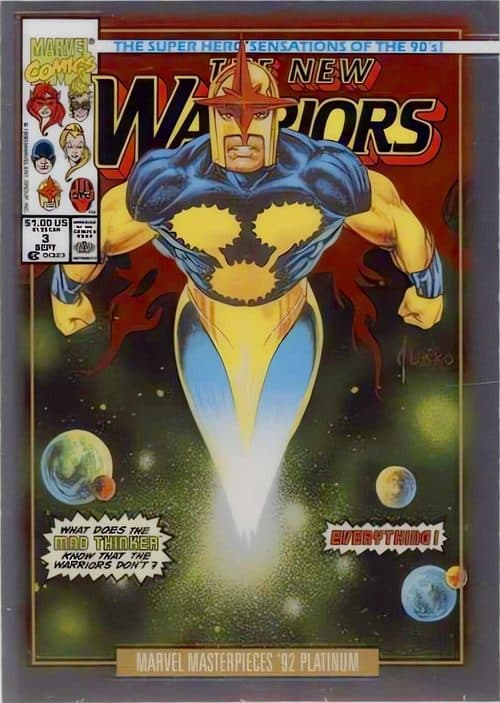 Nova #68-V — 2024 Skybox Marvel Masterpieces '92 Platinum